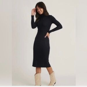 Never worn! NWT Marine Layer Lexi Turtleneck Midi Dress